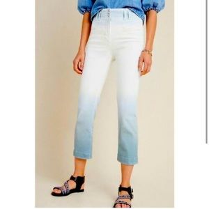 NWOT Anthropology Dip Dye Johanna Ombré Jeans
